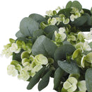 GobekUsa Eucalyptus Leaf Wreath - Home Decor, DIY, Wedding, Holiday & Living Room Accessory