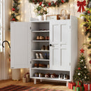 Shoe Storage Cabinet — 6-Tier Modular Organizer with Adjustable Shelves