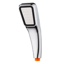 GobekUsa 300-Hole ABS Chrome Square Rainfall Shower Head for High Pressure Handheld Showers