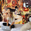 GobekUsa Bohemian Mosaic Murals Tapestry Wall Hanging Beach Mat Yoga Mat Home Decor