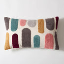 GobekUsa Embroidered Floral Dot Pillow Cover for Cozy Home Decor