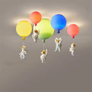 GobekUsa Astronaut Balloon LED Pendant Light for Children's Nursery Room