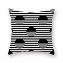 GobekUsa Geometric Star Stripe Print Pillowcase - Wholesale, 45x45cm