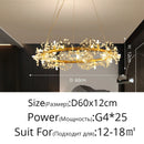 GobekUsa Dandelion Flower Chandelier: Modern LED Living Room Bedroom Indoor Decor Bouquet Lamps