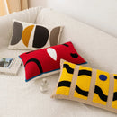 GobekUsa Embroidery Pillow Cover 45x45cm/30x50cm Abstract Pattern for Home Decor