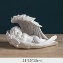 GobekUsa Angel Girl Resin Figurine for Modern Home Decor and Gift Giving