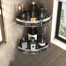 GobekUsa Bathroom Corner Shelves Suction Cup Storage Rack Shower & Kitchen Organizer