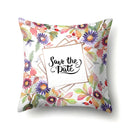 GobekUsa Green Tropical Leaves Pillow Cover - Four Season Landscape Decor