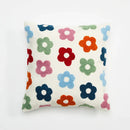 GobekUsa Embroidered Daisy Dandelion Cushion Cover 45x45cm for Sofa Bed Chair Living Room