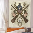 GobekUsa Baphomet Tarot Witchcraft Tapestry: Mysterious Occult Moon Wall Decor
