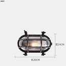 GobekUsa Industrial Outdoor Wall Lamp Waterproof LED Wall Light for Porch Garden Balcony
