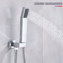 GobekUsa 16" Big Rainfall Shower Faucet with Digital Display and Single Lever Temperature Control