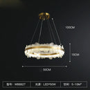 GobekUsa Golden Stainless Steel LED Designer Chandelier for Dining Room