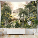 GobekUsa King Palm Landscape Plant Tapestry - Tropical Wall Hanging Home Decor