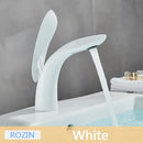 GobekUsa Golden Rose Bathroom Faucet Waterfall Basin Mixer Taps - Luxury Single Hole