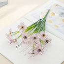 GobekUsa Artificial Cherry Blossom Wall Flowers - Home Garden Wedding Decor