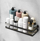 GobekUsa Black SUS 304 Bathroom Shelf Shower Storage Basket Holder for Shampoo & Bath Essentials