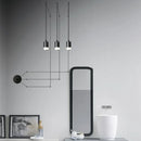 GobekUsa Black Minimalist LED Wall Lamp for Bedroom and Living Room