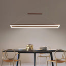 GobekUsa Gold Aluminum LED Chandelier Acrylic Deco Design for Bedroom Kitchen Island