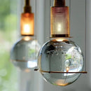 GobekUsa Crystal Ball LED Pendant Light for Dining Room Living Bedroom Bedside
