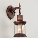 GobekUsa Industrial Glass Wall Lamp for Bedside Bedroom, Bar, Cafe, Aisle, and Stairway