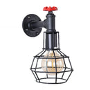 GobekUsa Industrial Water Pipe LED Wall Lamp for Home Decor
