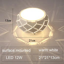 GobekUsa LED Ceiling Light: Simplicity 5W 12W Dimmable Cylinder Lamp for Aisle Corridor