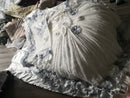 GobekUsa Jacquard Rose Lace Bedding Set, Luxurious European Style, Red & Champagne