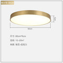 GobekUsa Gold Acrylic LED Ceiling Light - Modern Ultra-Thin Surface, Nordic Design