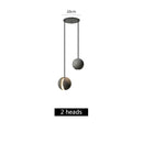 GobekUsa Industrial Moon Cement Pendant Light for Kitchen, Bar, and Bedside