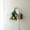 GobekUsa Ceramic Ball LED Wall Light with Pull Chain Switch for Living Room