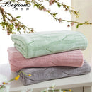 GobekUsa Bamboo Knitted Cooling Blanket - Queen Size