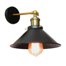 GobekUsa Industrial Black Wall Lamp Sconce for Living Room Bedroom Restaurant E27