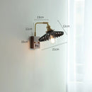 GobekUsa Ceramic Ball LED Wall Light with Pull Chain Switch for Living Room