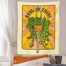 GobekUsa Botanical Tapestry Wall Hanging for 70s Aesthetic Home Decor