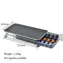 GobekUsa Coffee Capsule Organizer Stand for Nespresso Pods
