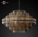 GobekUsa Emile Round LED Chandelier for Dining & Living Room Lighting