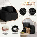 Convertible Sofa Bed Loveseat Set — Deep Seat, No Assembly