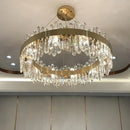 GobekUsa Crystal Chandelier Pendant Light for Luxury Living Room, Bedroom, Dining, Kitchen & Home Décor