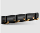 GobekUsa Aluminum Folding Robe Hook Black Gold Wall Mount Towel Hanger Kitchen Door Hook