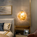 GobekUsa Glass LED Pendant Lamp: Simple Nordic Lighting Fixture for Bedroom, Kitchen & Living Room