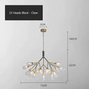 GobekUsa Elegant Firefly Chandelier - Luxury Nordic Bedroom & Restaurant Lighting