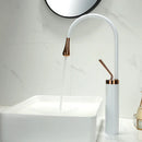 GobekUsa Black Gold Basin Faucet - Swivel Kitchen Sink Water Crane with Hot and Cold Handles