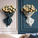 GobekUsa Angel Vase Wall Decoration Resin Shelf Art Mural Living Room Cupid Flowerpot