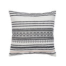 GobekUsa Boho Style Cotton Woven Pillow Cover with Tassels & Pompom - 45x45cm