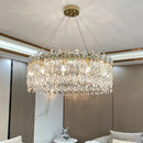 GobekUsa Crystal Chandelier: Luxe LED Living Room Decoration