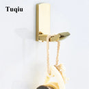 GobekUsa Gold Brass Bathroom Hardware Set: Paper Holder, Towel Bar, Soap Basket, Towel Rack