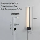 GobekUsa Black LED Wall Sconce for Living Room Bedroom Lighting