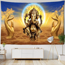 GobekUsa Elephant Bergamot Tapestry Wall Hanging for Bohemian Home Decor