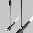 GobekUsa 8W COB Pendant Spotlight for Bedroom, Living Room, Restaurant - Black/White Aluminum